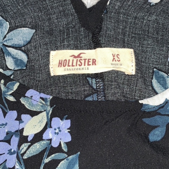 TIE BACK HOLLISTER FLOWY FLORAL TANK TOP🌸 xs - Picture 4 of 4